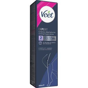 Veet Expert Ontharingscreme met sheaboter - Lichaam & benen - Alle huidtypes - 200ml