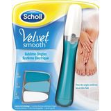 Scholl Velvet Smooth Elektrisch Nagelvijl Blauw - 1 stuk