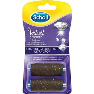 Scholl Velvet Smooth - Navulling Elektrische Eeltverwijderaar - Ultra Grof - Voetvijl - 2 Stuks