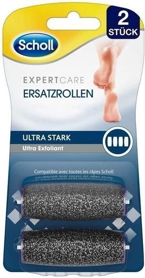 Scholl Velvet Smooth - Navulling Elektrische Eeltverwijderaar - Ultra Grof - Voetvijl - 2 Stuks