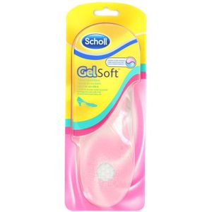 Scholl Semelles GelSoft Chaussures Talon Quotidien Pointure de 35,5 à 40,5-1 paire