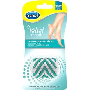 Scholl velvet sm. ref.scrub 2 st