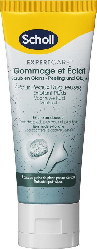 Scholl ExpertCare Scrub & Glans Voetscrub 75ml