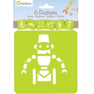 Avenue Mandarine Sjablonenset robots 42841