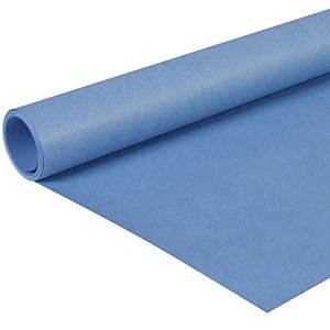 Clairefontaine kraftpapier, Frans blauw, geribd, PEFC gecertificeerd, 1 rol met L 10 m x B 700 mm