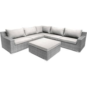 Mondial Living® Loungeset Colorado Blended Grey inclusief hocker