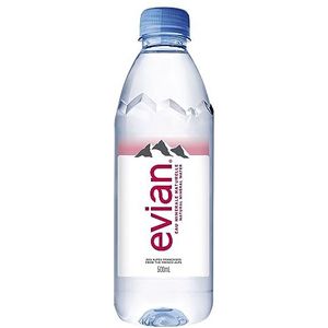 Evian - Still Water - 500 ml - Verpakking van 24 - Natuurlijk Drinkwater