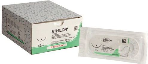 Ethilon hechtdraad 2-0 (FS) 664H 36 stuks