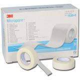 Micropore hechtpleister 1,25cm x 9,1m, 24 rol