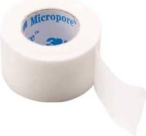 Micropore hechtpleister 2,5cm x 9,1m, 12 rol