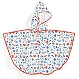 DJECO - Regencape - Rood - Kunststof - Met Capuchon