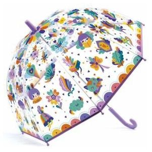 DJECO Regenboogparaplu, accessoires, jongeren, uniseks, meerkleurig (meerkleurig), uniek