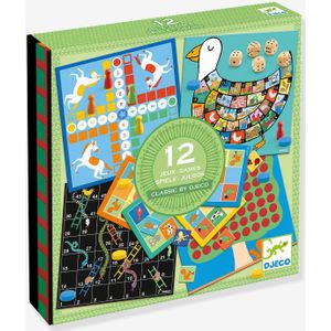 Djeco - Classic Box - 12 spellen - 4+