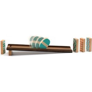 DJECO - Zig & Go Culbuto constructie, 7 stuks, houten puzzel, meerkleurig (35648)