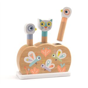 Djeco - Baby Popi - Houten Pop Up Puzzel
