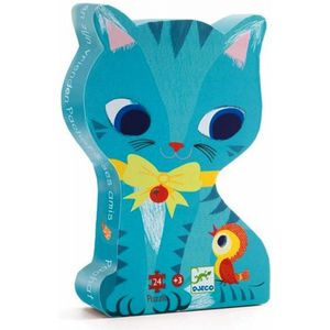 DJECO - Puzzel Pachat en Zijn Vriendjes - Knoppuzzels - Multi-gekleurd - 24 Stuks
