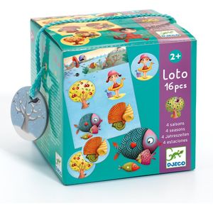 Djeco - 8123 - Bordspel - Lotto - 4 Seizoenen - Hout