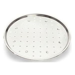 Gobel 127120 Pizza-bakvorm, rond, geperforeerd, ijzer, diameter 30 cm, wit