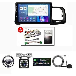 Android Car Radio Video Multimedia Player, 9 Inch Touch Screen Radio Plug And Play Autotoebehoren met Bluetooth en Navigatie en Back-up Camera voor Volvo S60 V60 2011-2020 (Size : M300S 4G+WIFI 3G+32