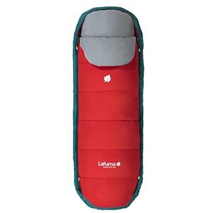 Lafuma - Nunavüt Kid - slaapzak voor kinderen - isolatie van gerecycled polyester en waterafstotend - comfortabele temperatuur 7 °C - rood