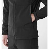 Lafuma - Trackshell - Softshelljack - Zwart - 2XL - Winddicht en Waterafstotend
