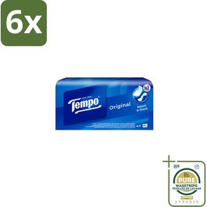 Tempo Natural & soft zakdoekjes 8-pak