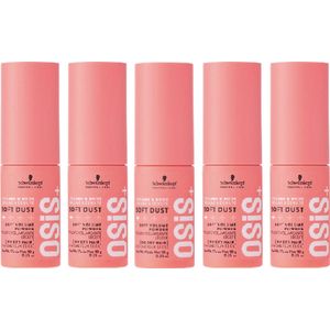 Schwarzkopf Professional OSiS+ Soft Dust Texture Volumepoeder - voordeelverpakking - 5 x 10g