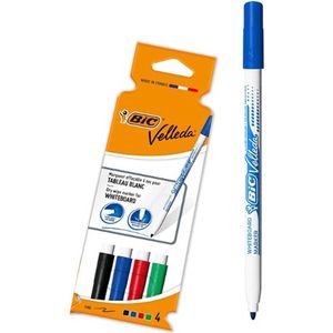 Bic Velleda Whiteboardmarkers - 4 Stuks - 1,5mm Rond