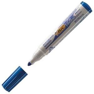 Viltstift Bic 1701 Whiteboard Rond L Blauw - Omdoos A 12 Stuk - 12 Stuks