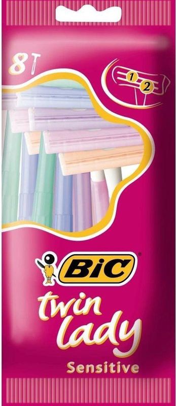 Bic Twin lady wegwerpscheermesjes 8 stuks