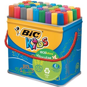 BIC Kids Visacolor XL, Fettdruck, Mehrfarben, Rundspitze, 4,5 mm, 1,3 mm, Mehrfarben