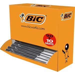 BIC M10 Clic, Schwarz, 90 Stück(e), Medium