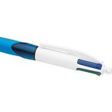 BIC 4-Farben-Kugelschreiber 4 Colours GRIP Medium blau Schreibfarbe farbsortiert, 1 St.
