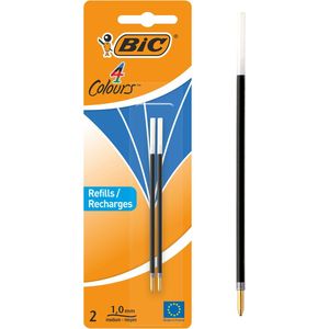 Bic Kugelschreibermine 4 Colours 931778 0,4mm blau 2 Stück