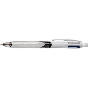 BIC 4-Farben-Kugelschreiber 4 Colours 3+1 HB grau, Schreibfarbe: farbsortiert, 1 St.