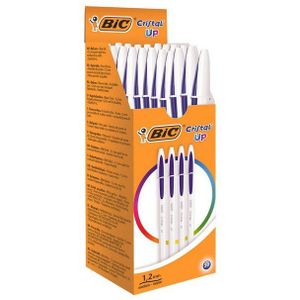 BIC Kugelschreiber Cristal Up, (20-tlg), mit extrastarker Kugel