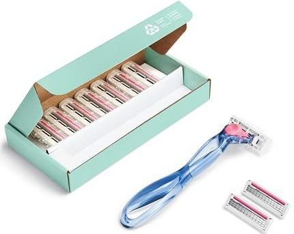 BIC Click 3 Soleil Sensitive - Scheerset - Blauw - 1 Handgreep - 10 Navullingen