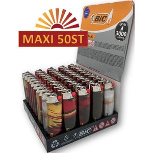 BIC Maxi aanstekers J26 Design GO BELGIUM DISPLAY (50)