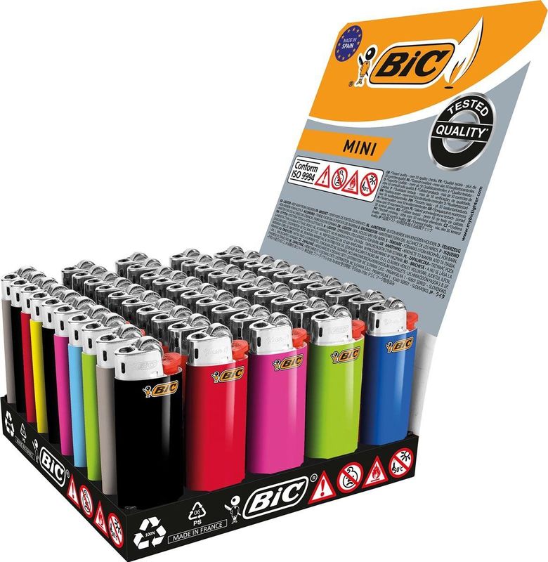 BIC Mini Standard aanstekers Display (50 stuks)