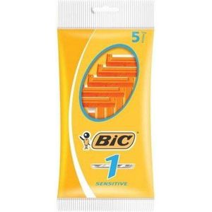 BIC 1 Sensitive Wegwerpscheermesjes 5 stuks