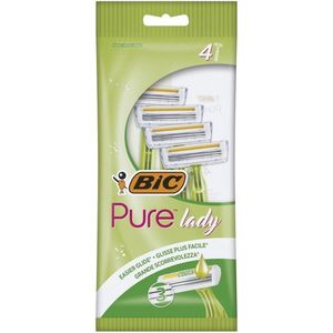 Bic Pure3 lady wegwerpscheermesjes 4 stuks