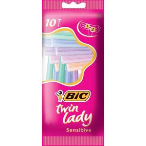 Bic - Twin Lady - Wegwerpscheermessen - 10 Stuks - Vrouwen