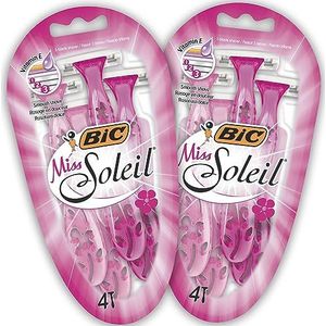 BIC - Miss Soleil - Set van 8 Scheermesjes - Roze - 3 Lames