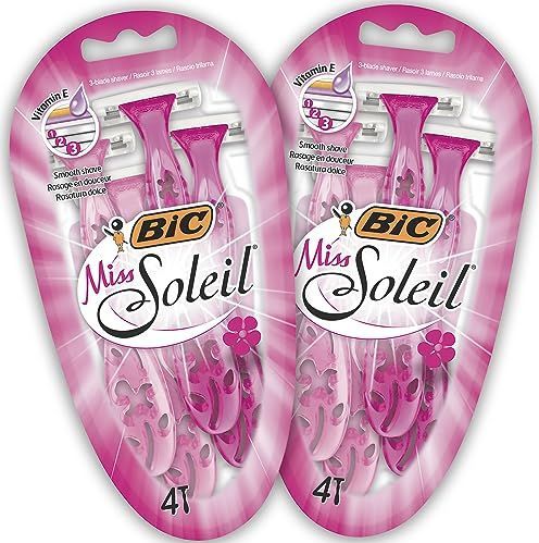 BIC - Miss Soleil - Set van 8 Scheermesjes - Roze - 3 Lames