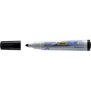 BIC 11380 Velleda 1701 Marker, ronde punt, 2 mm, uitwisbaar, inkt op alcoholbasis, kunststof, geurneutraal