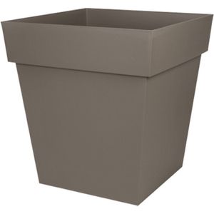 EDA - Toscane - Bloempot - Taupe - Kunststof - Inhoud 38 Liter