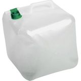 Kunststof watercontainer/jerrycan opvouwbaar voor drinkwater 15 liter 25 x 25 x 25 cm - Jerrycan voor water
