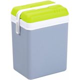 Eda Promotion koelbox - 15 liter - kunststof - grijs - 30 x 22 x 39 cm