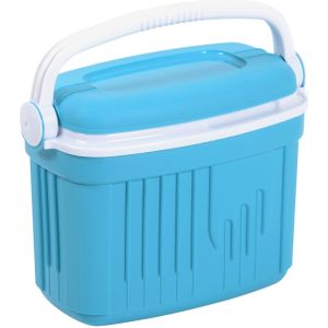 Iceberg koelbox - 8 liter - kunststof - blauw - 36 x 21 x 28 cm - Koelboxen