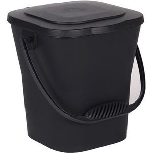 Eda 013119 | Compost emmer 6 L | Kleur : Antraciet